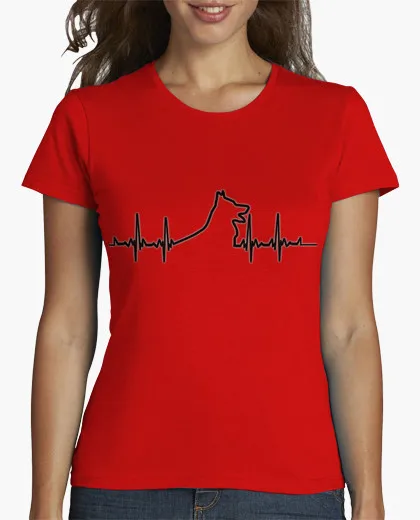 2017 Весной Новый Приход футболки женщин Электро черная собака короткий О шеи