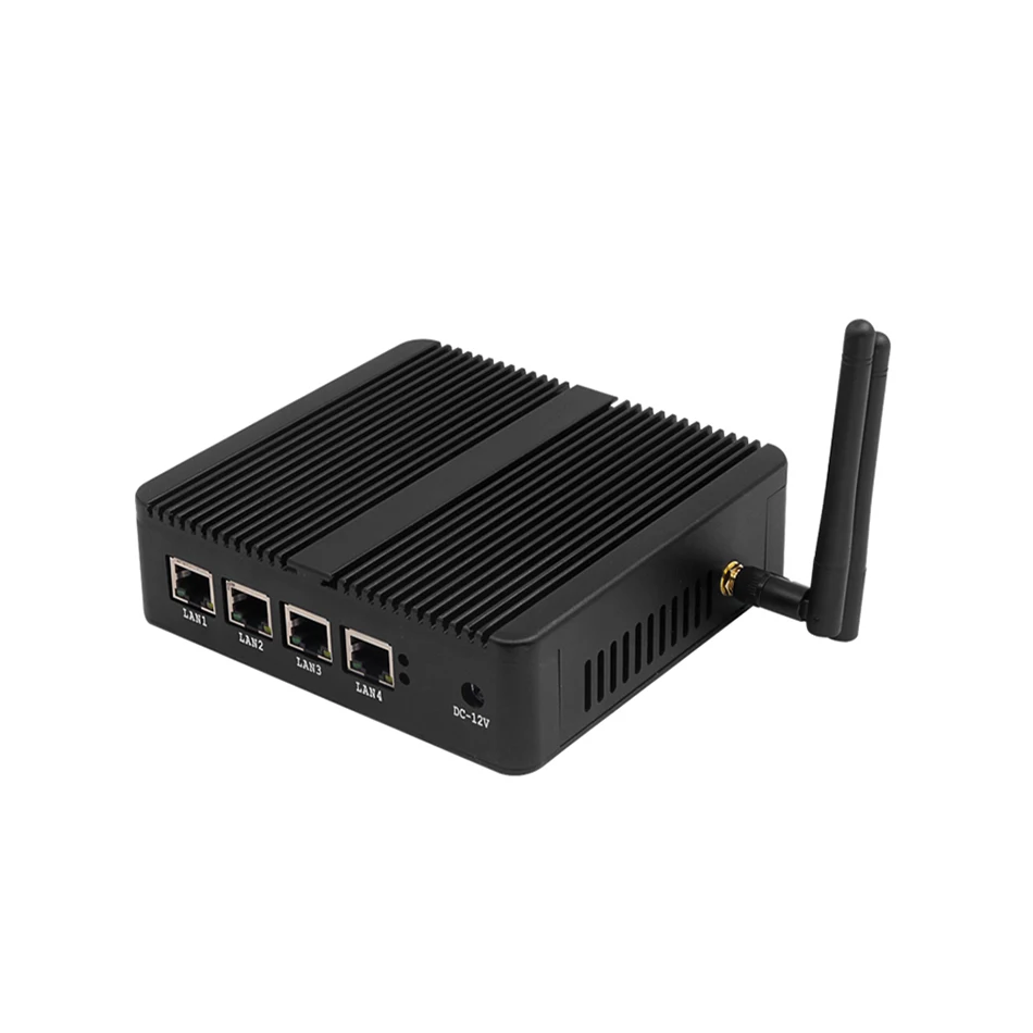 Безвентиляторный мини-ПК 4* гигабитная LAN Celeron J1900 четырехъядерный маршрутизатор для межсетевого экрана PFsense Windows 7 Wifi Hdmi промышленный ПК компьютер мини