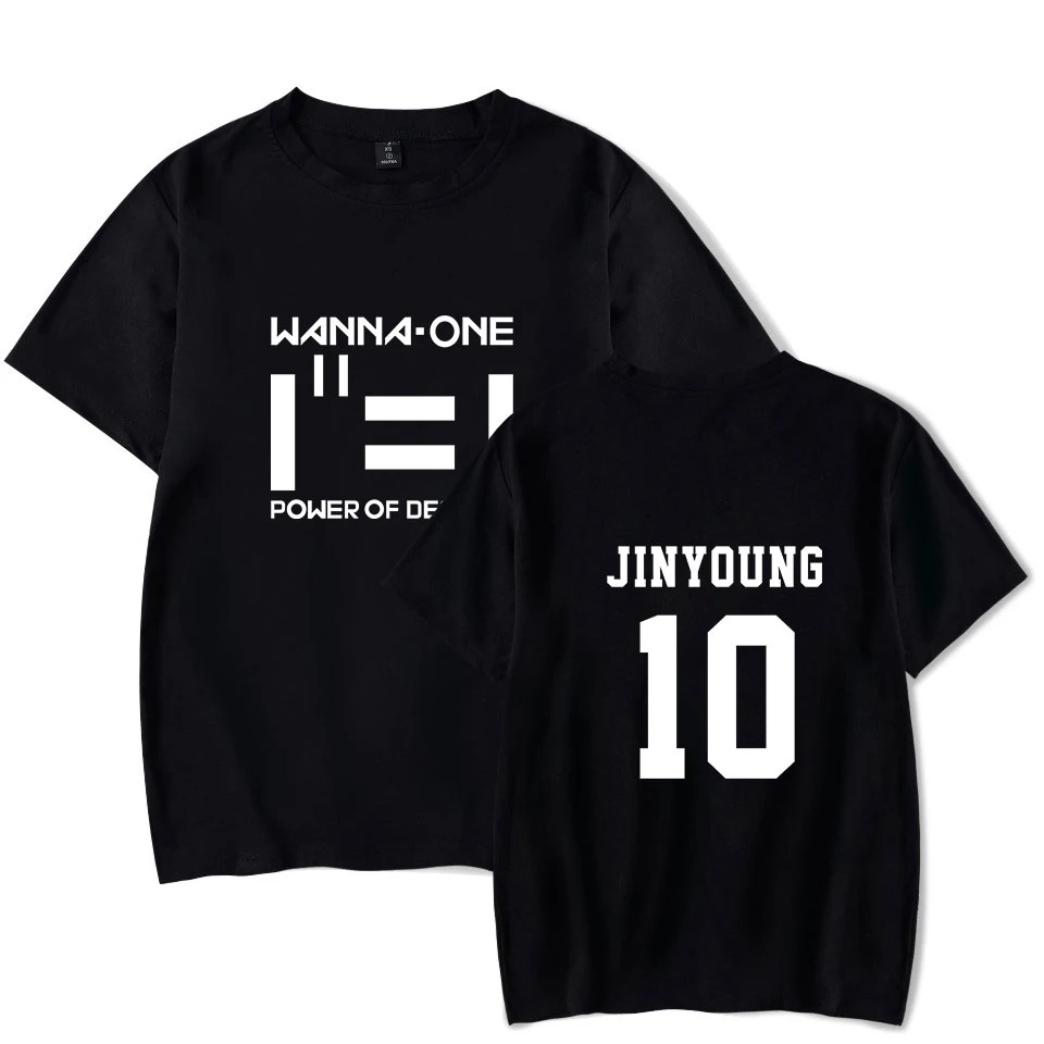 Модная футболка с надписью Wanna One Album мужская одежда принтом имя участника JIHOON 29