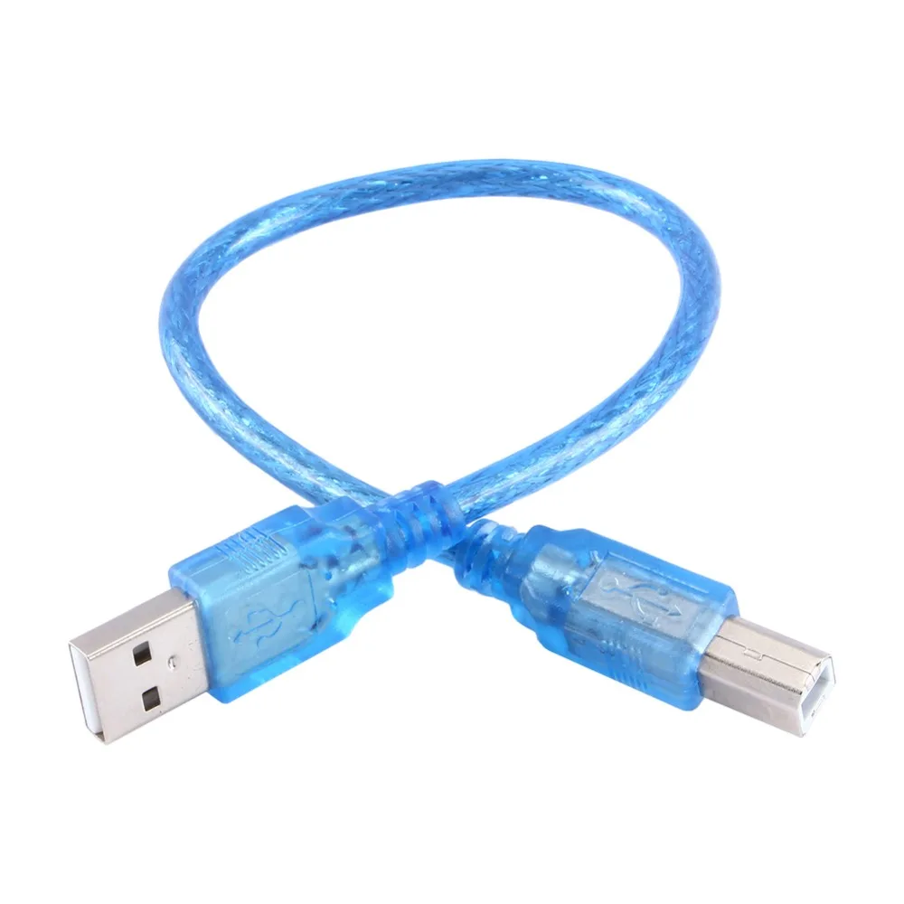 Удлинительный кабель для принтера 30 см USB 2 0 Папа папа B Мужской компьютерный