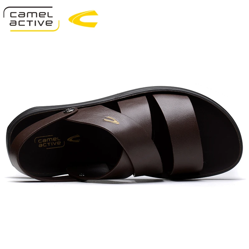 Сандалии Camel Active мужские кожаные пляжные босоножки модная дышащая повседневная
