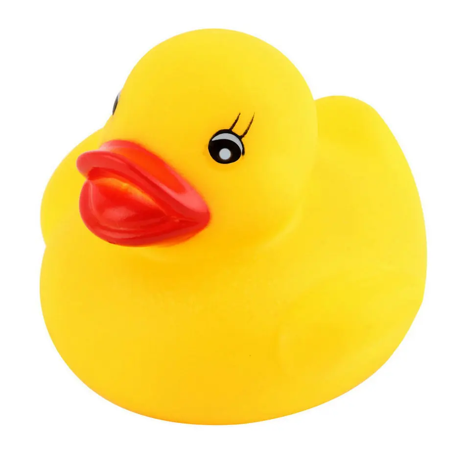 

1pc most lovely Funny baby bath toys for children Sandy beach Soft Rubber Squeaky Ducky Animal Toy Safety baby bath Tub Toy