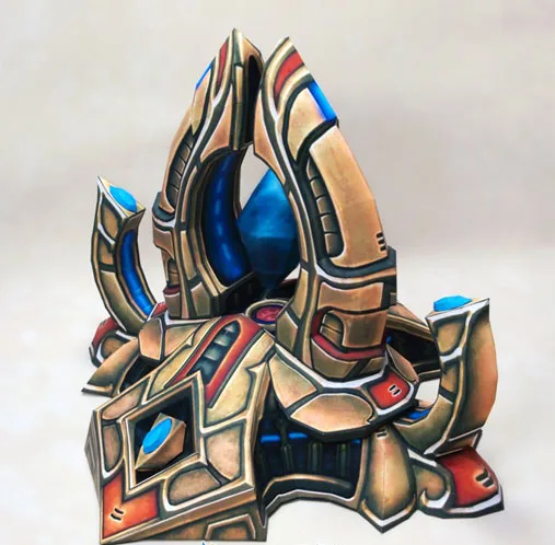 Звезда Protoss шлюз портала 3D бумажная модель DIY игрушки
