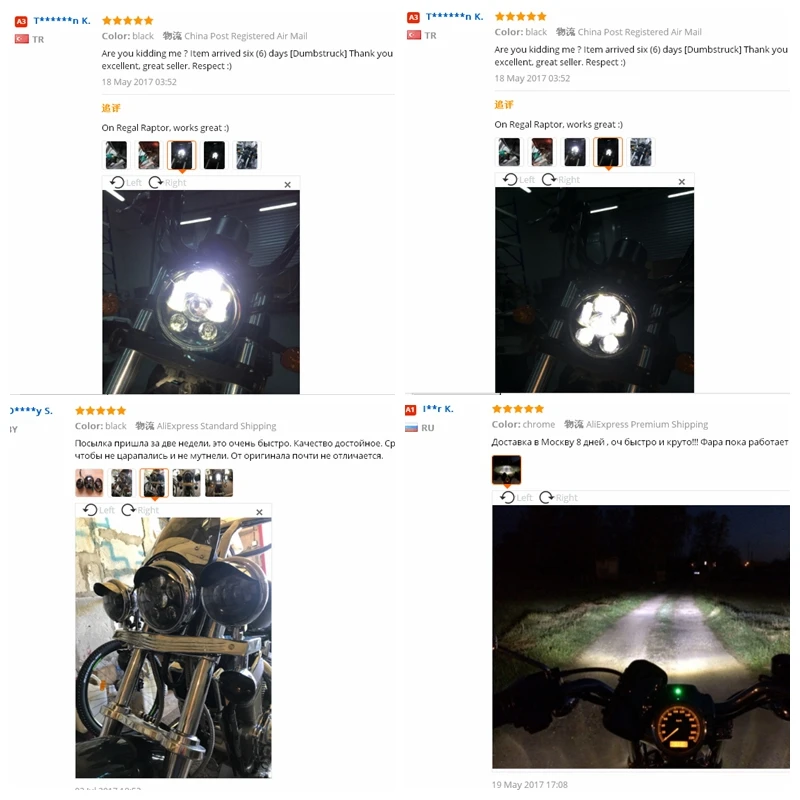 Подходит для Sportster, Iron 883, Dyna, Street Bob FXDB 45 Вт 5-3/4 5,7" дюймовый черный проектор светодиодный фары