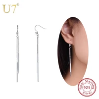 u7 925 sterling silver hook drop earrings retro brincos dangle earring accessory gift women luxury sterling silver jewelry sc53