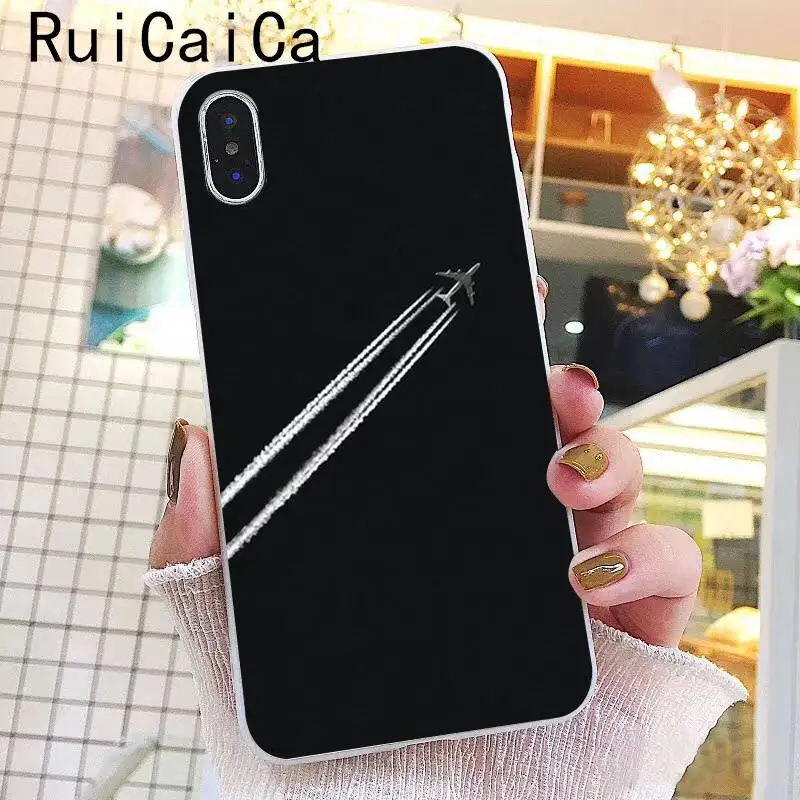 Ruicaica Мультфильм Воздушный самолет новинка чехол для телефона Fundas для iPhone 8 7 6 6S Plus X XS MAX 5 5S SE XR 10 Чехол