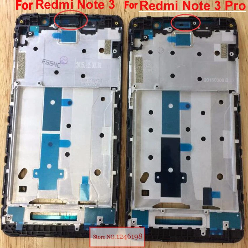 LTPro для Xiaomi Redmi Note 3/Note 3 Pro экран ЖК-дисплей Поддержка средняя рамка Передняя рамка Корпус Запасные части