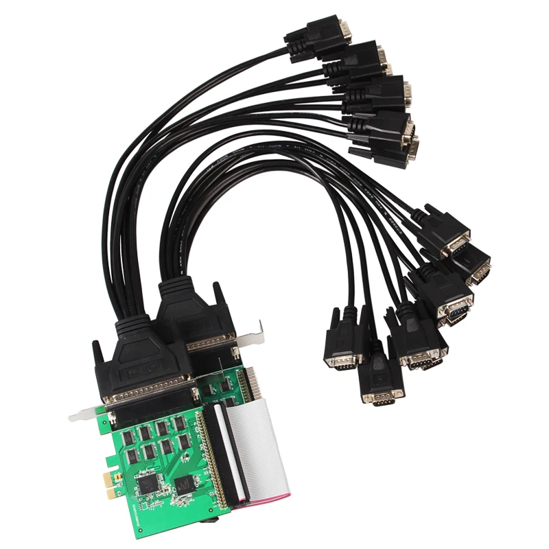 PCI Express для 16 портового последовательного расширенного кабеля RS232 с двумя