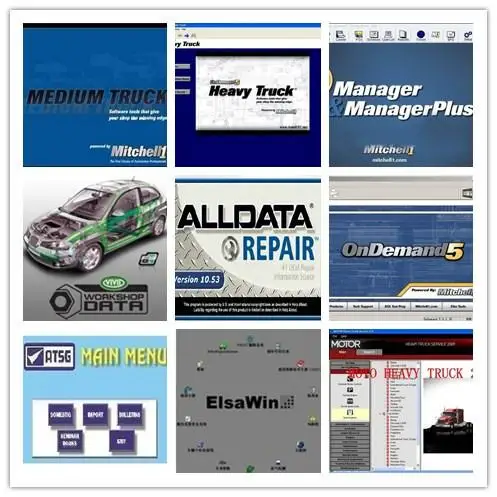 Программное обеспечение для ремонта авто Alldata 10 53 + Mitchell ondemand 5 8 2015 система
