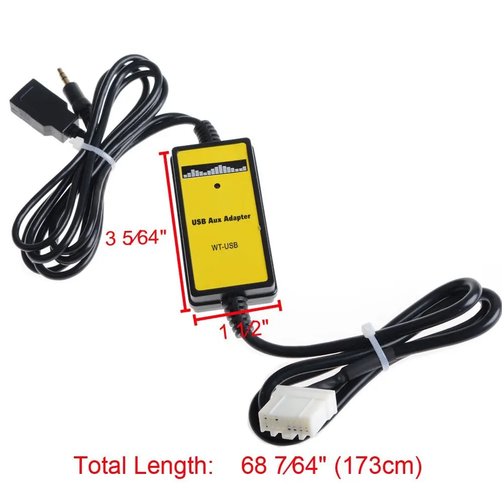 Автомобильный USB AUX аудио Mp3 адаптер CD Changer для 2003-2008 Miata/MX5 (non Bose) | Автомобили и