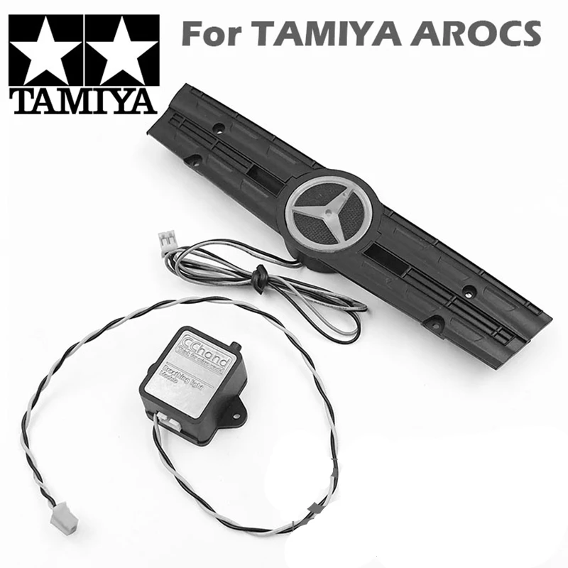 

1/14 rc tamiya benz arocs upgrade parts led logo with berathing light module sets for 1:14 scale benz 3348 rc tipper truck