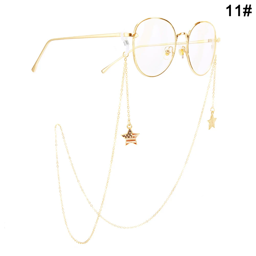 style 11 Newly Women Eyeglass Reading Glasses Chain Cord Holder Neck Strap Rope m99 - Цвет: style 11