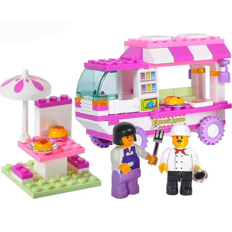 Pink Dream Food truck 102pcs/set Model Free Shipping | Игрушки и хобби