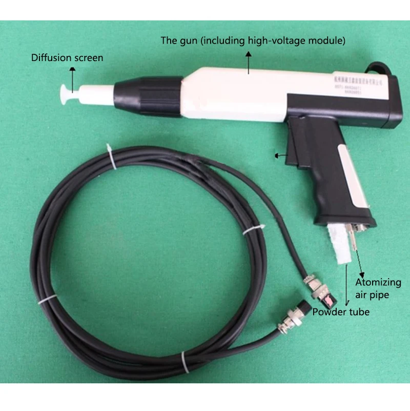 1 шт. электростатический порошок для распыления краски|spray gun|powder spray gunelectrostatic powder