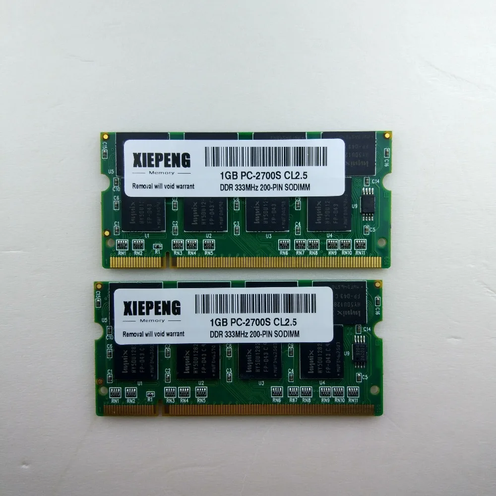 Память для ноутбука 1 ГБ DDR 333 PC2700S RAM 512 МБ 5150 DELL Inspiron 2200 300m 500m 510m 5160|Оперативная