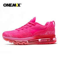 onemix 2020 air cushion women running shoes summer sneakers pink lightweight breathable casual energy outdoor sports shoes
