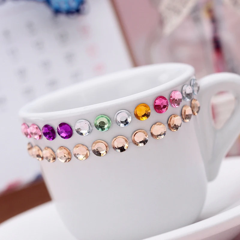 2017 Красочные Стразы алмазные кристаллы Скрапбукинг наклейки для детей девушки