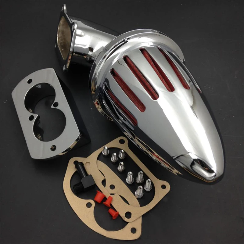 Впускной фильтр для мотоциклетного воздухоочистителя 02-09 Kawasaki Vulcan 1500 1600 2002 CHROME 2003