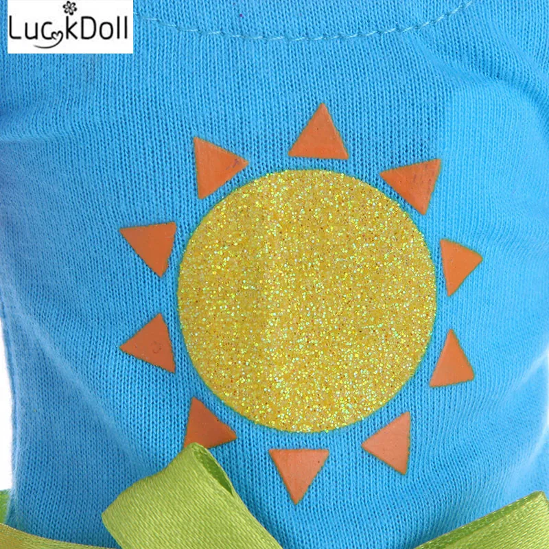 LUCKDOLL милое платье для 14 5 дюймов кукла Wellie Wishers аксессуары девочек игрушки