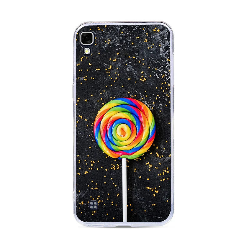 Case For LG X Power K220DS LS755 5.3" Silicon Back Protection Cover K220 K450 Soft TPU Painted Pattern Shell |