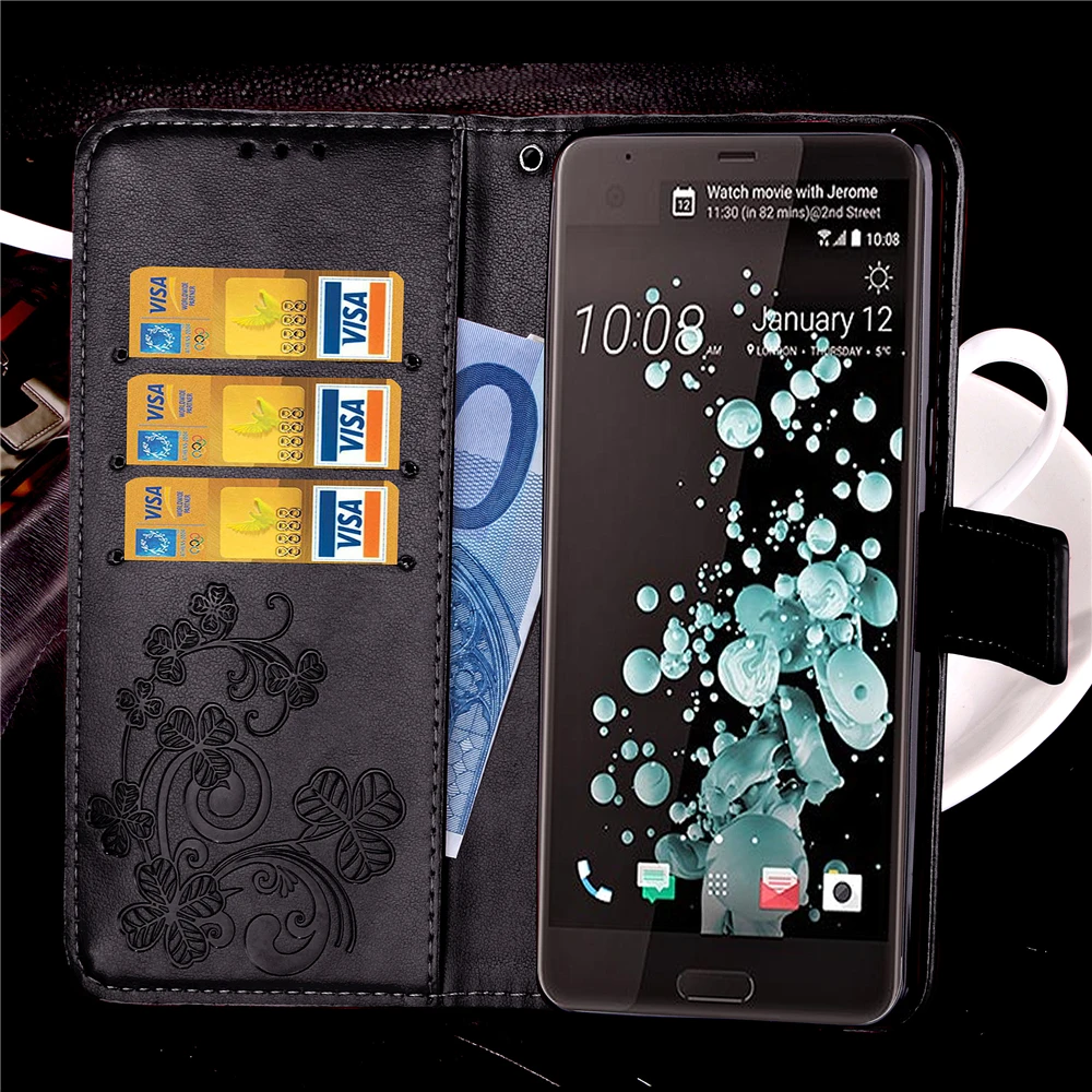 wallet cases for HTC U Ultra 4G LTE Mobile Phone case 5.7 inch Luxury Flip Leather Stand Case PU Cover | Мобильные телефоны и
