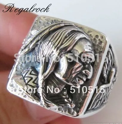 Байкерское кольцо Regalrock Chief of Tribe Eagle Hawk|indian chief|indian chief ringindian ring |