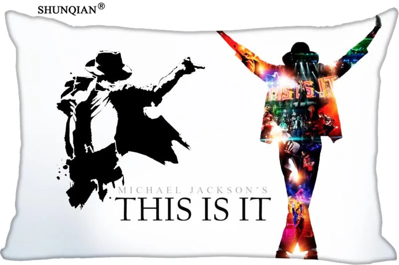 

New arrive Michael Jackson Pillow Case 20x30 Inch Comfortable the best gift for your family high quality Drop Shipping Co9