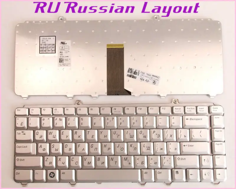 Русская раскладная Клавиатура RU для ноутбука Dell NSK-D9001 K071425XX MU194 0MU194 0JM629