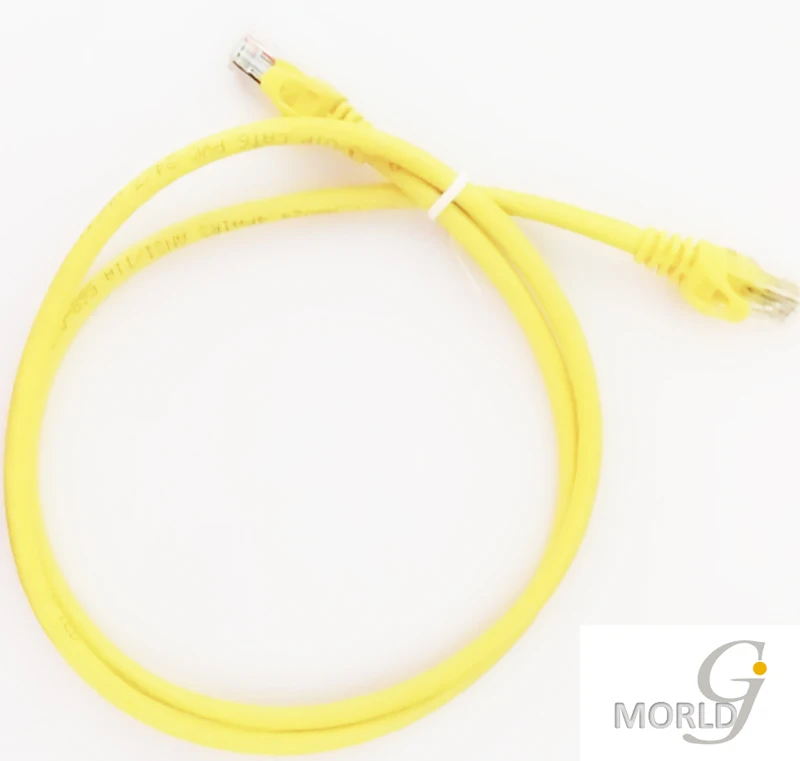 200 футов хорошее качество CAT5E UTP желтый круглый кабель Ethernet кабели Сетевой провод 2