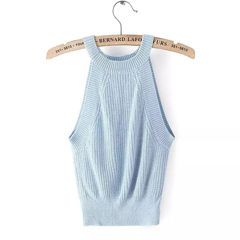 Прямая Новинка, летние короткие топы Blusa, женская сексуальная бандажная футболка без рукавов, модная майка Tumblr для девушек
