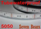 Водонепроницаемая светодиодная лента IP67 5 млот, водонепроницаемая светодиодная лента 5050 RGB 300, 12 В постоянного тока RGBбелыйтеплый белый светильник 5 м