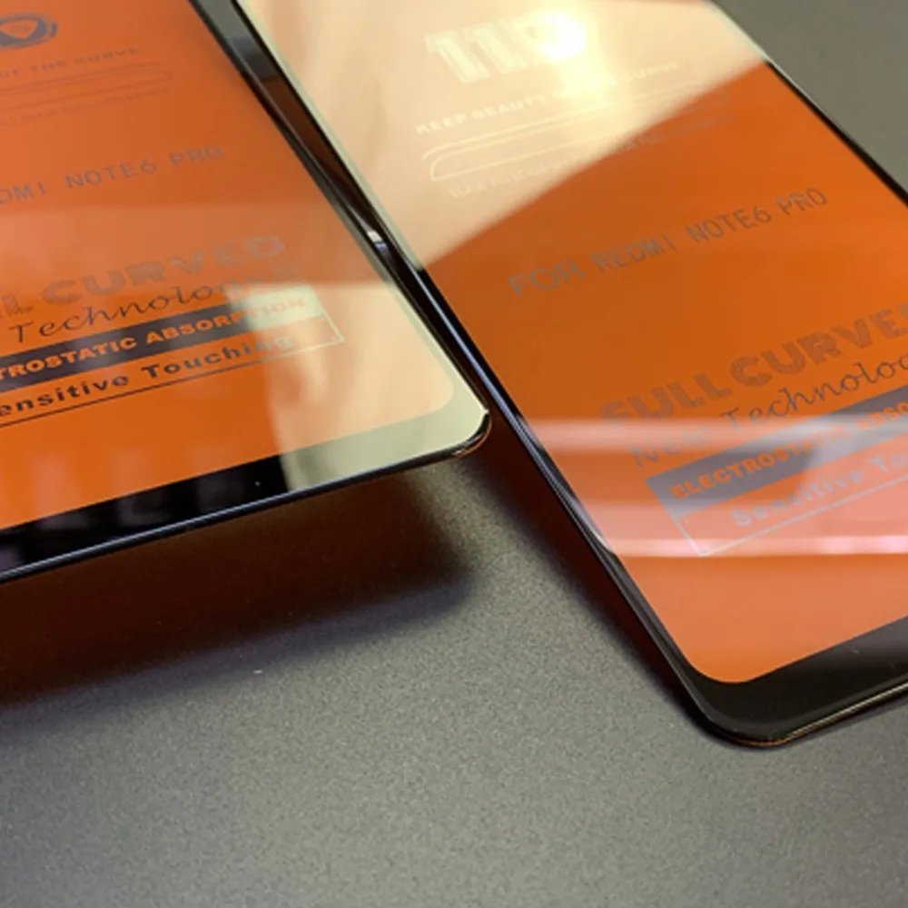 Защитное стекло закаленное 11D для Xiaomi Mi 8 Lite A2 A1 6X 5X Redmi Note 5 6 Pro 4X Plus | Мобильные