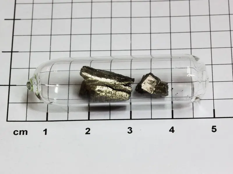 

Europium Metal 99.95% - 5 grams shiny pieces in ampoule under argon!