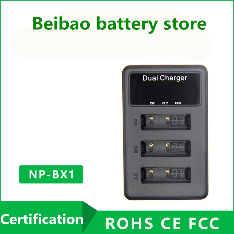 NP BX1 NPBX1 NP-BX1 BX1 ЖК-дисплей USB 3-Порты и разъёмы Батарея Зарядное устройство для sony комплектующие фотоаппарата sony DSC RX1 RX100 M3 M2 RX1R GWP88 PJ240E AS15 WX350 WX300