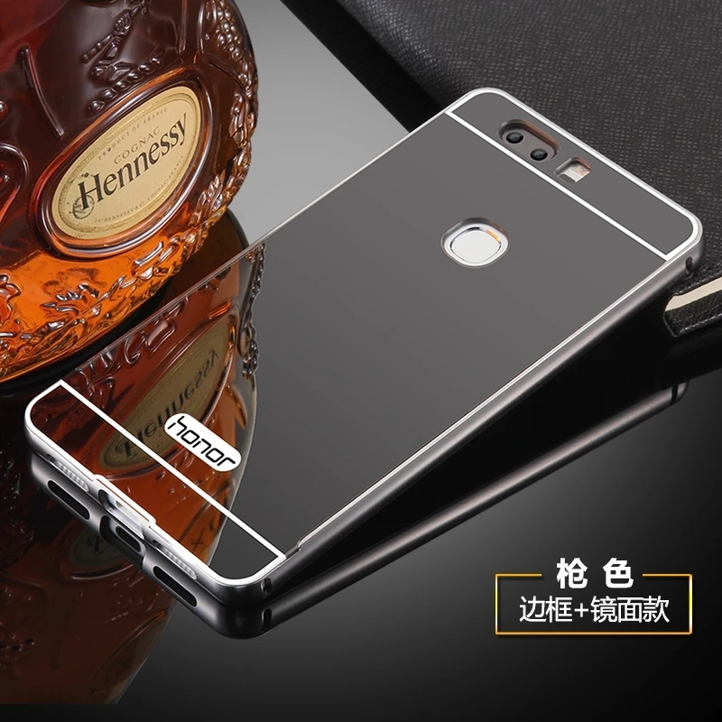 Роскошный зеркальный чехол для Huawei Honor 7C металлическая алюминиевая рамка 5 7 дюйма