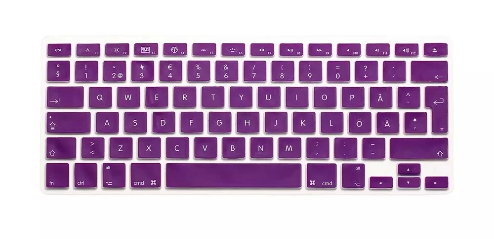 Новый силиконовый чехол для клавиатуры Macbook Air Pro Retina 13 15 17 защита Mac book EU |