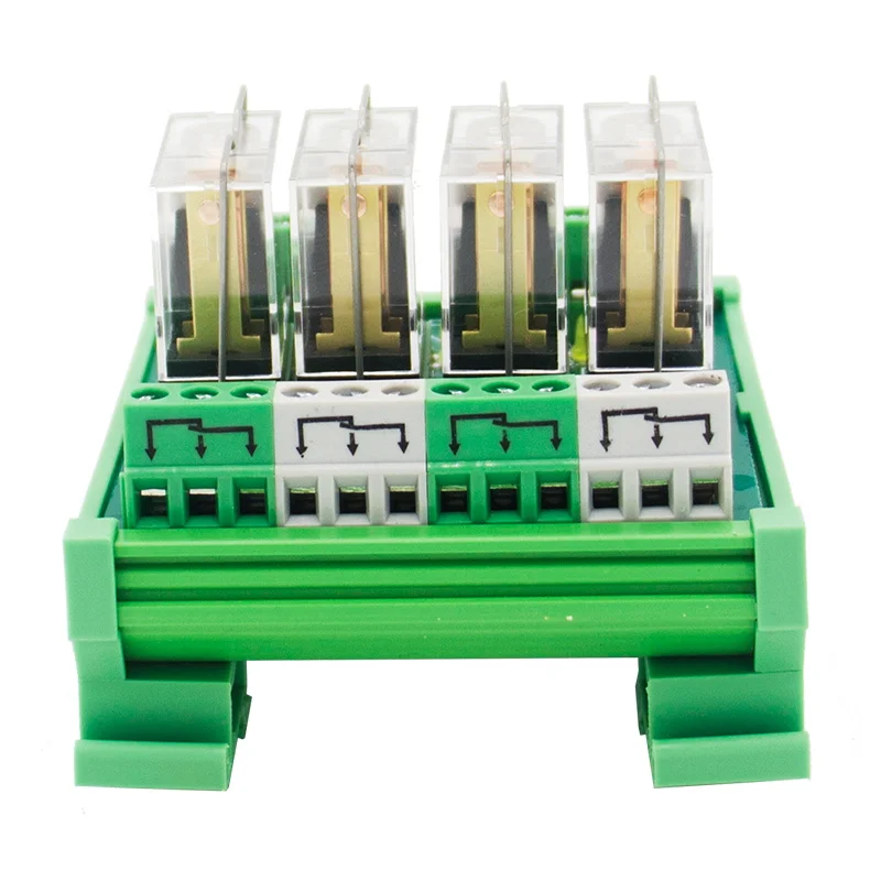 4-канальный 1 SPDT DIN-рейка OMRON G2R 12 В DC/AC интерфейсный релейный модуль | Обустройство