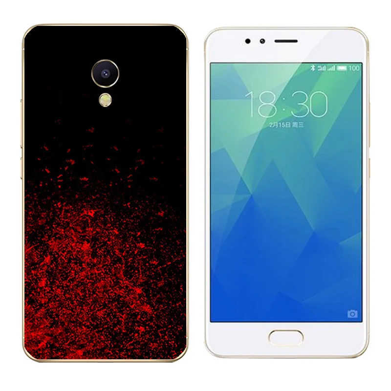 Cases for Meizu M5S mini Character Printing Meilan5S Phone Shell Transparent 5.2 inch Soft Silicone Meizu5s |
