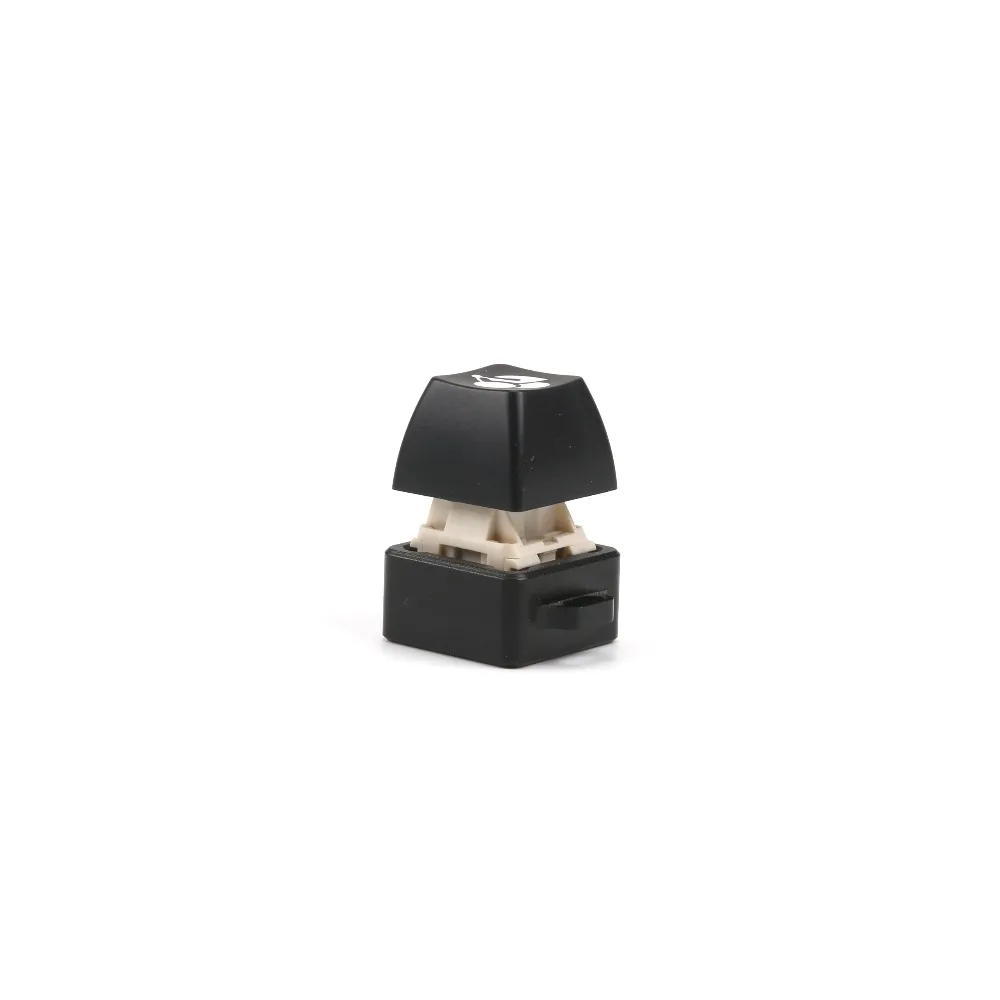 CNC алюминиевый брелок переключатель тестер с одним черным MAXKEY SA keycap|Клавиатуры| |