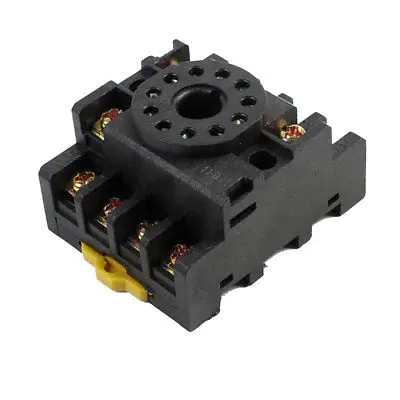 Реле PT 113A 2-M4X30, 11 клемм, 35 мм, держатель розетки Din-рейки