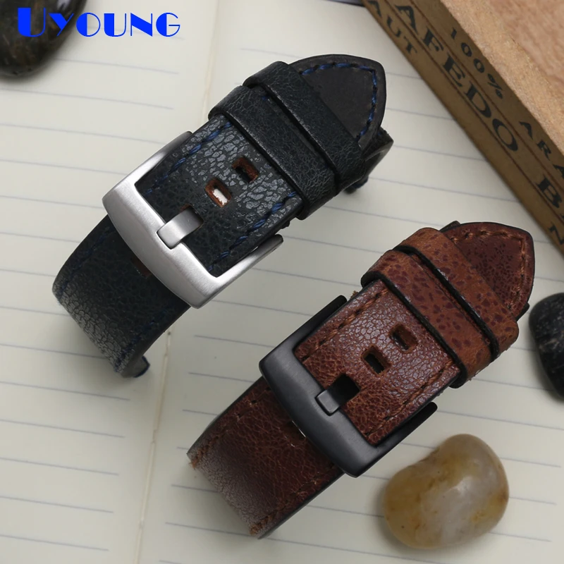 Ремешок из натуральной кожи для наручных часов браслет BLACK BAY 79230R M79250BM M79230DK 22