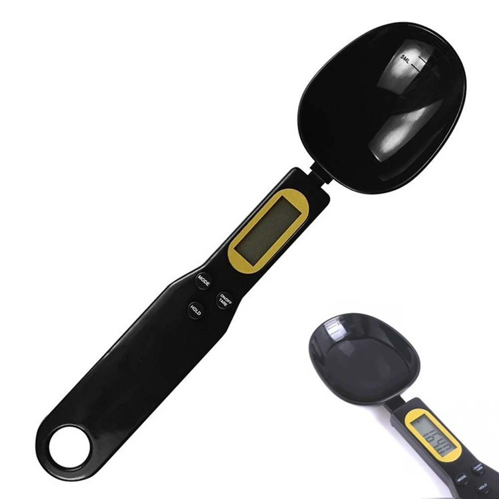 500g 0.1g Black Food Portable Weighing Kitchen Accessories Scale Tools Home Electronic Milk Powder Measuring Spoon LCD Display | Дом и сад