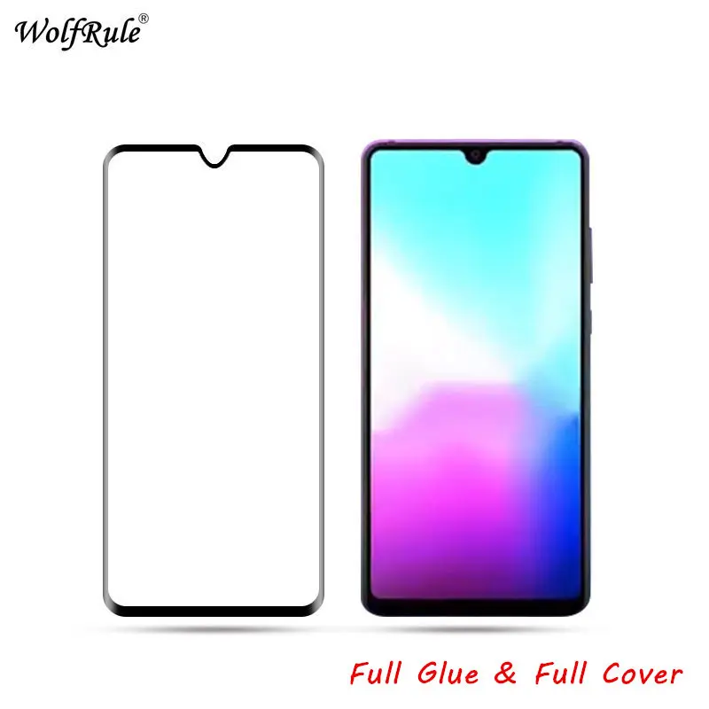 2 piezas de Protector de pantalla LCD Huawei Mate 20 vidrio de pegamento completo Huawei Mate 20 2.5D cubierta completa de vidrio templado para Huawei Mate 20 pel&iacute;cula-0