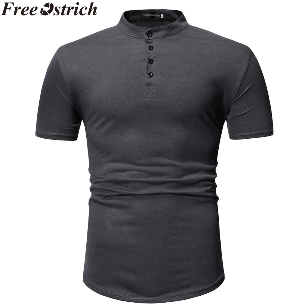 Летняя мужская Тонкая футболка для фитнеса с коротким рукавом и круглым вырезом