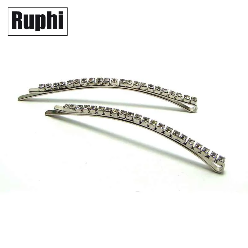 

Unique design 85mm long rhinestone hair bobby pin clip fashion headwear ornament summer jewelry accessories 6pairs lot