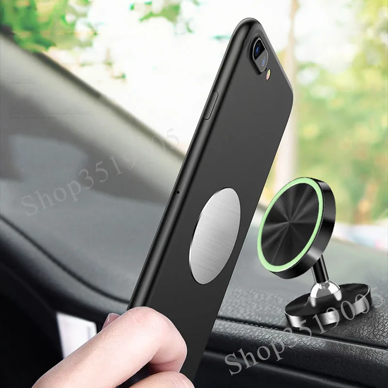 Магнитный автомобильный держатель телефона на приборную панель металлические