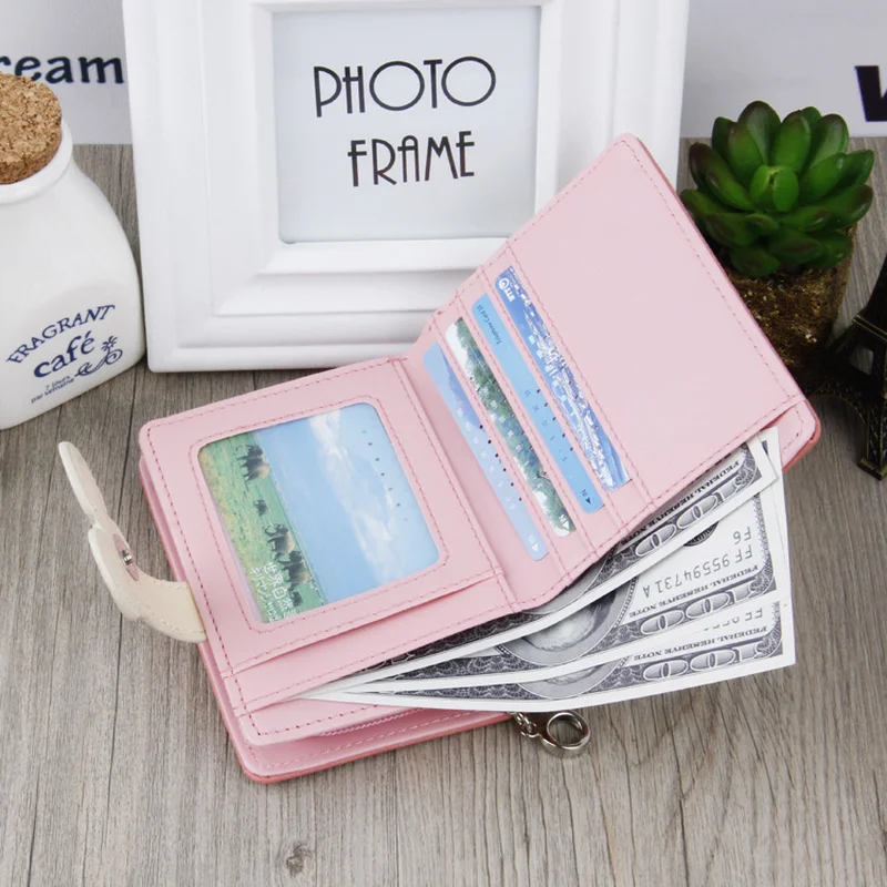 LLJUNDUI женский бумажник с изображением персонажей из мультфильма Микки