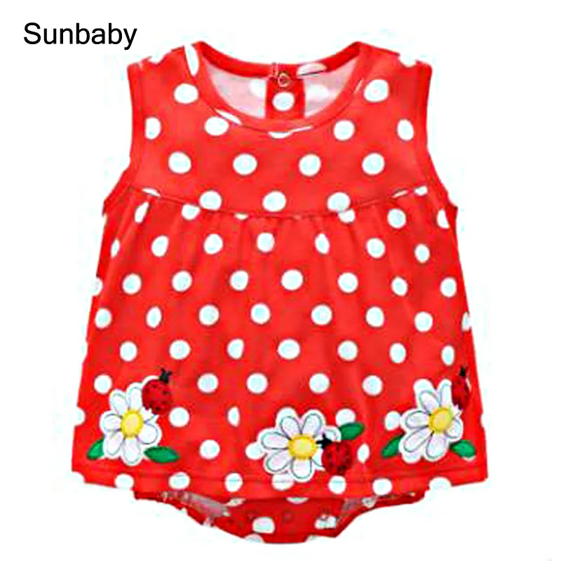 Новое летнее платье для маленьких девочек хлопковые трусы с вышивкой и принтом