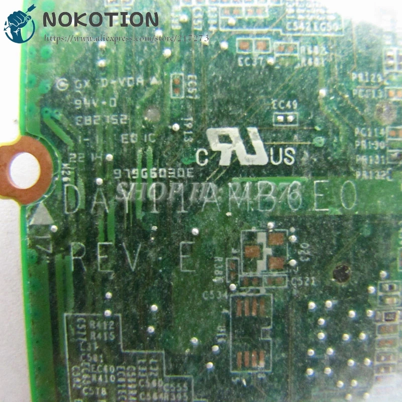 Материнская плата NOKOTION для ПК HP Pavilion 15-P основная SR1EF I5-4210U процессор DDR3L 766469-501