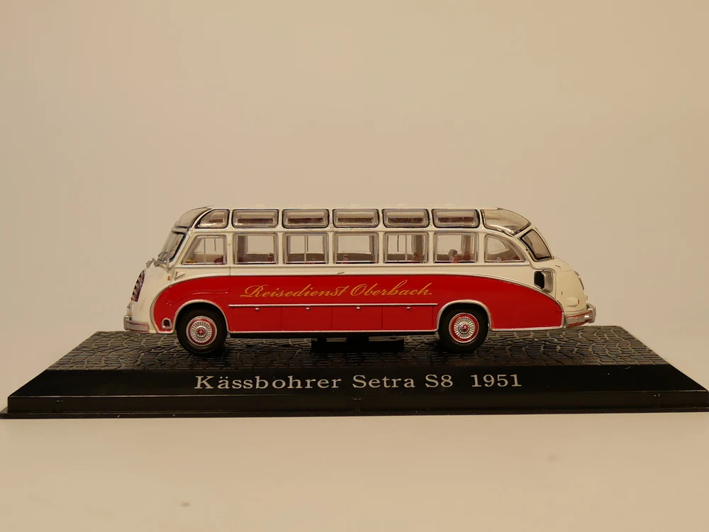 A tlas 1:76 Kassbohrer setra s8 1951 бутик из автобуса игрушки сплава для детей Детские модель
